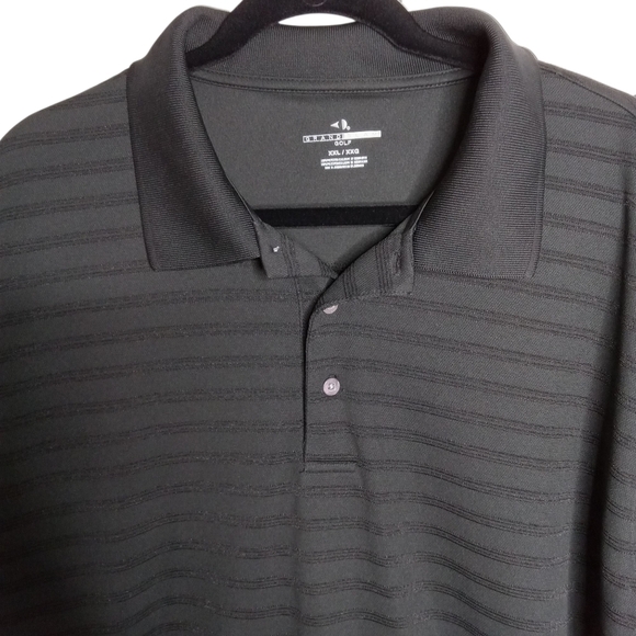 GRAND SLAM GOLF SHORT SLEEVE MEN'S SHIRT XXL VGC COLOR: BLK. STRIPE - Picture 4 of 8